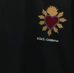 تصویر تیشرت مشکی ساده DG logo