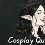 تصویر تیشرت مشکی فول سایز طرح Cosplay Queen