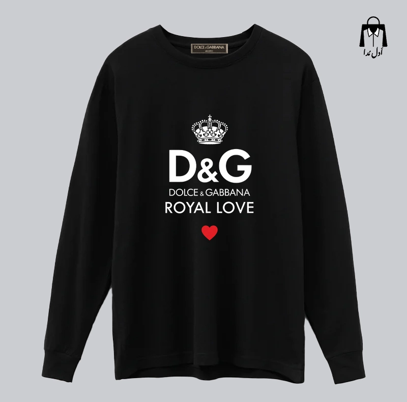 تیشرت پاییزه زنانه طرح Royal Love
