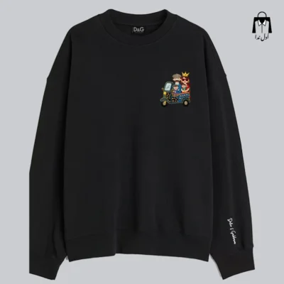 پلیور مشکی طرح فانتزی Dolce & Gabbana