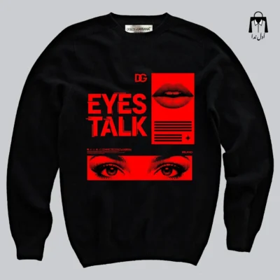 پلیور زنانه طرح Eyes Talk دولچه و گابانا