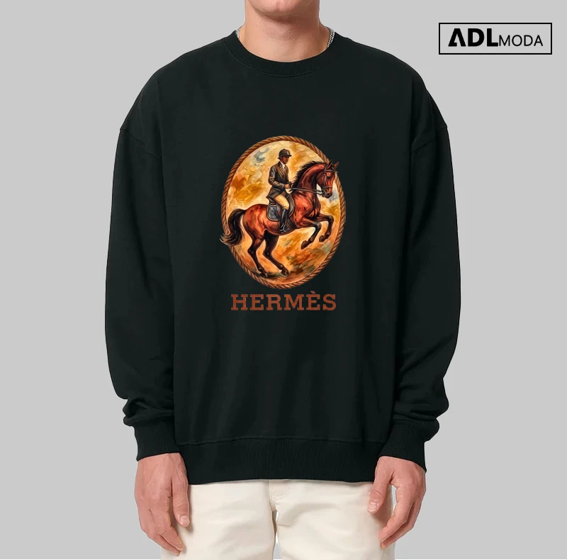 دورس مشکی هرمس (Hermes) طرح سوارکار کلاسیک